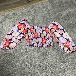 Floral Sienna Sky beautiful top